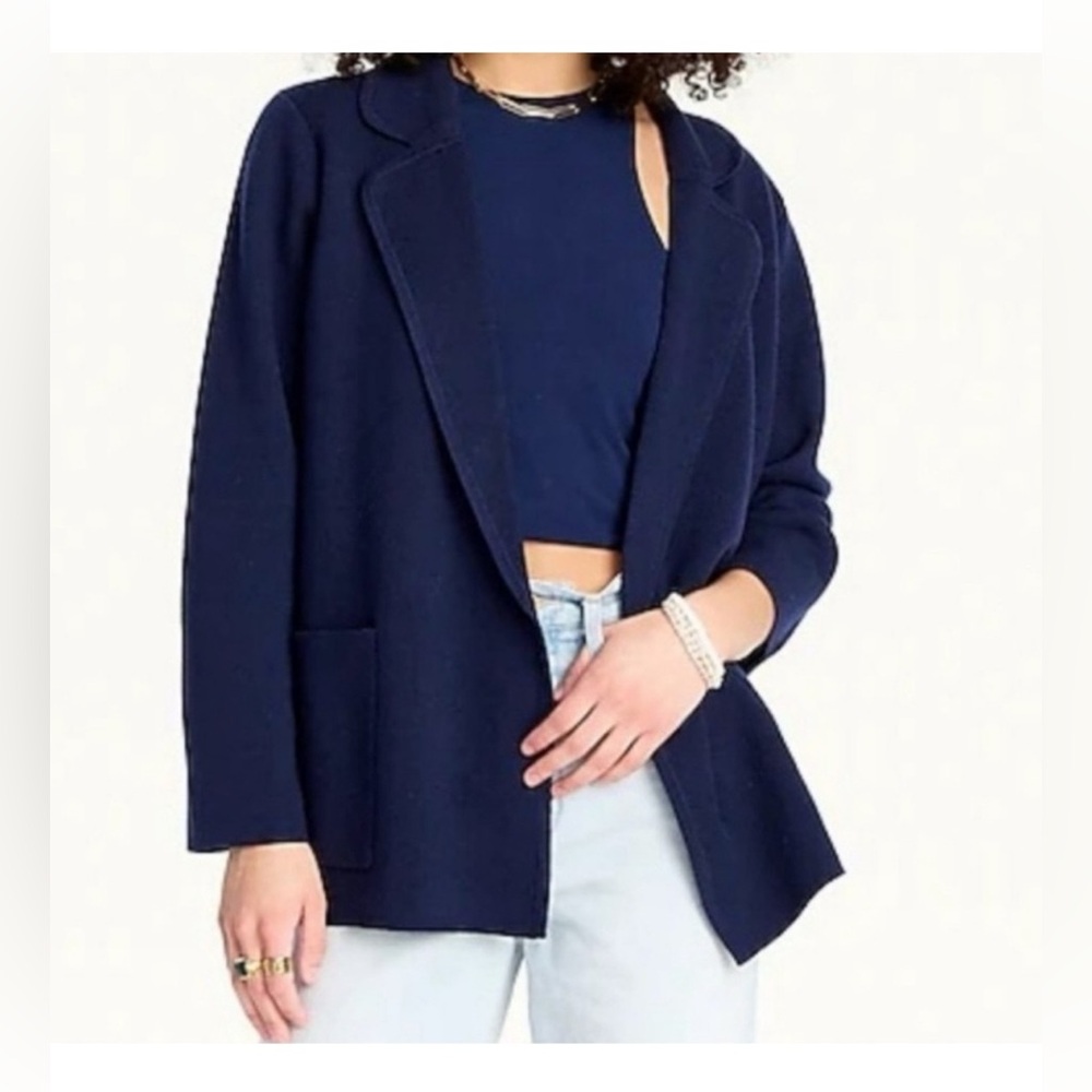 J Crew Women's Navy Blazer